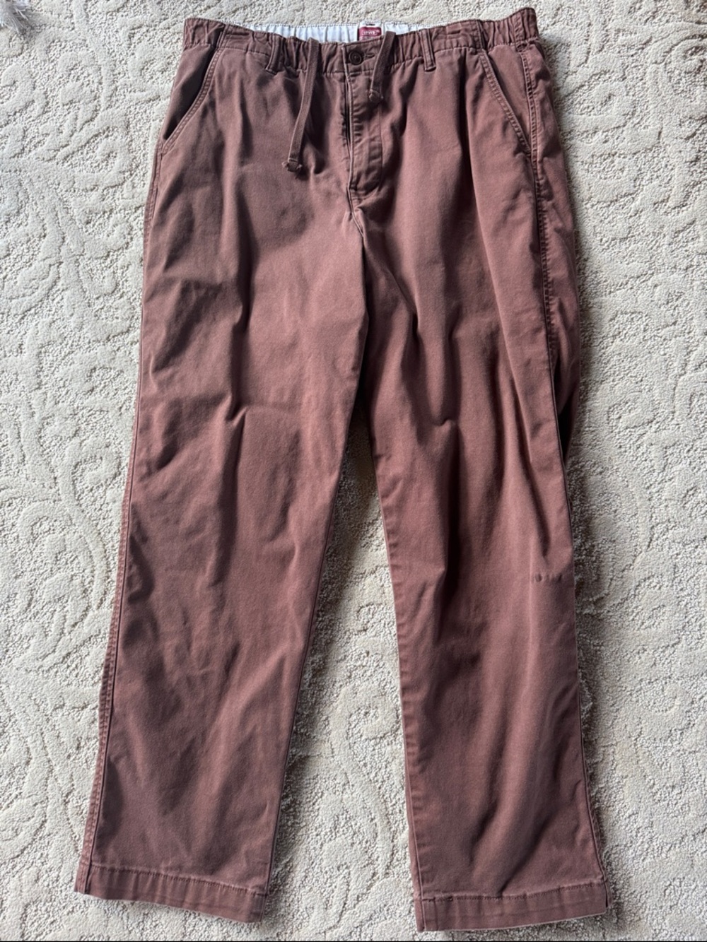 Levi’s XX Chino EZ Drawstring Pants - Brown- Men’s Size L